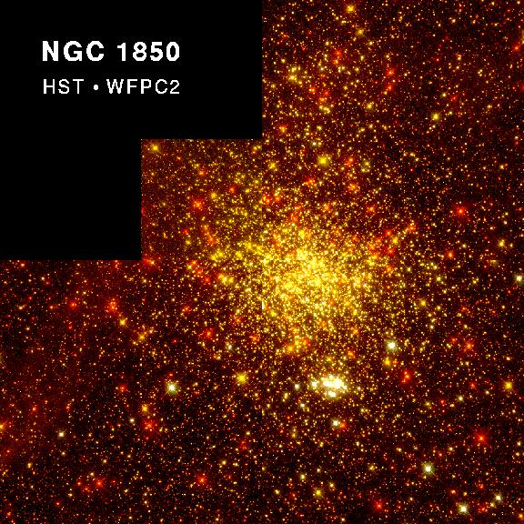 NGC 1850 by WFPC2/HST