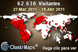 Locations of visitors to this page