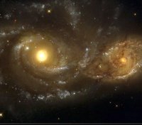 Colliding galaxies