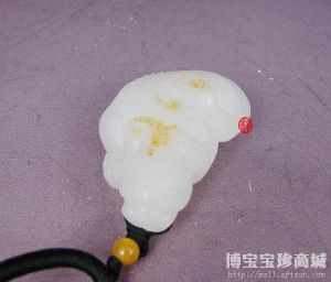 和田玉 黄皮羊脂白玉籽玉 貔貅