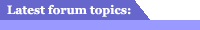 Latest Scientific Forum Topics
