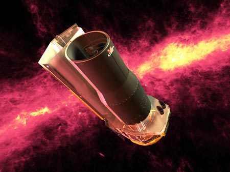 Image of the Spitzer Space Telescope